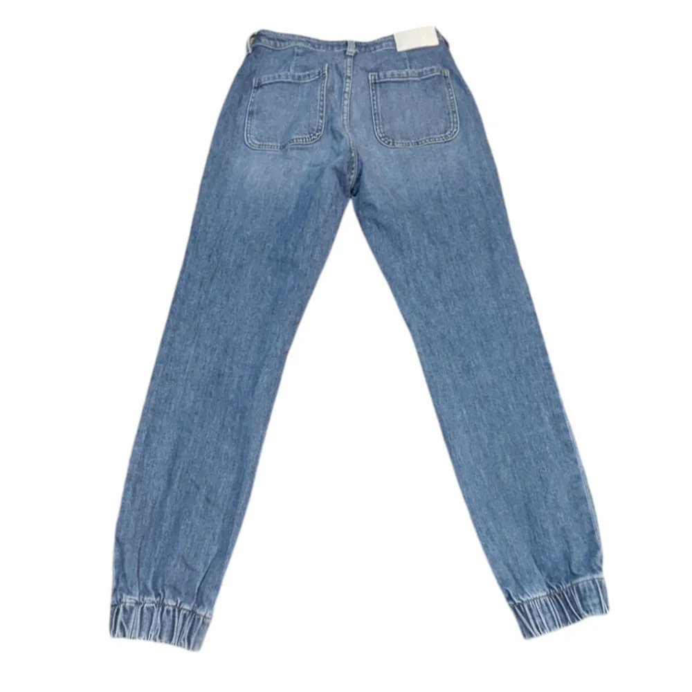 Jonathan Simkhai Wiley Medium Wash Jogger Denim Jeans Size 25 - Picture 3 of 11